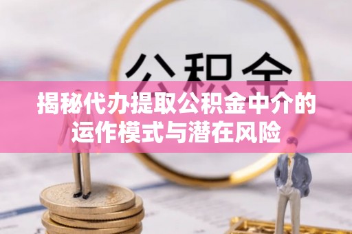 旅顺口揭秘代办提取公积金中介的运作模式与潜在风险